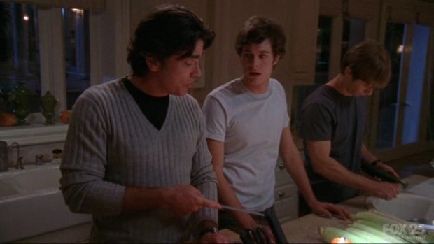 Sandy, Seth, Ryan in the Kitchen